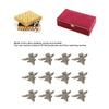 20PCS Zinc Alloy Wood Box Legs Small Size Storage Box Feet Hardware Wood Box Feet Legs  Wood Case