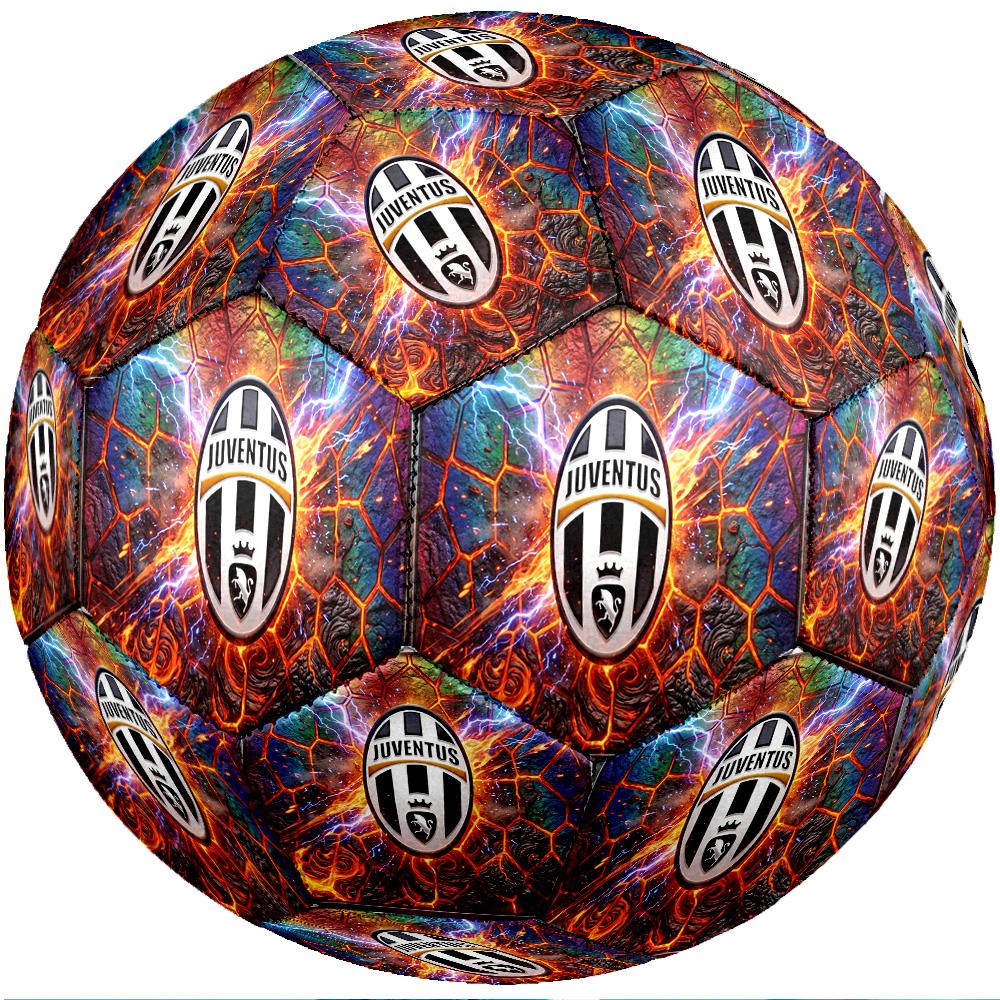 Pallone da calcio a tema Juventus FC Taglia 5 Pallone da calcio Tocco Morbido Pallone da calcio Professionale per Allenamento per Sport all'Aperto