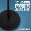 Shure by Gator Microphone Straight with Round Base SH-RBMICSTAND12 Stand, Type, Vibration-Absorbing