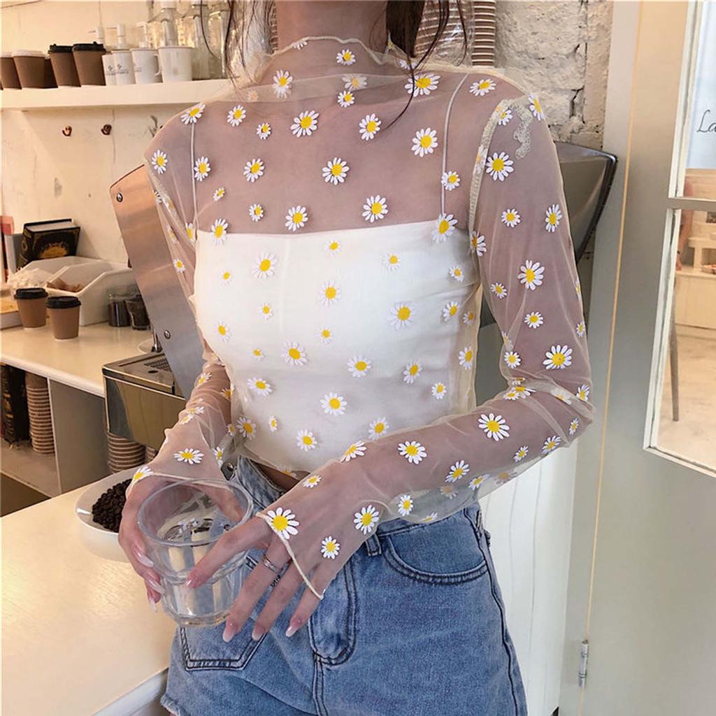 Fashion Women's Casual Long Sleeve Printed Loose Ladies Tops Shirts