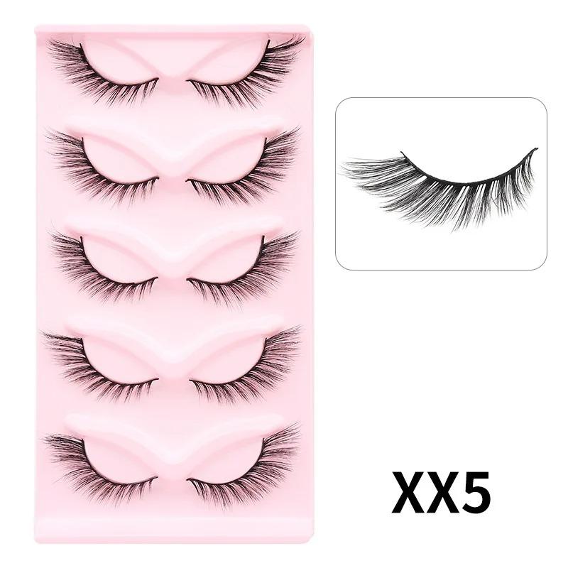 Lashes Fox Eyes False Eyelashes Cat Eye Lashes Lash Extension Supplies Winged Cosplay Faux Cils Beauty Female Makeup Tools Manga