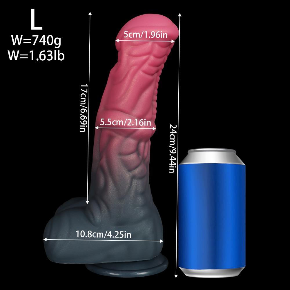 Oversized Knot Anal Plug - Extra Large Thick Silicone Dildo for Extreme Stretching, Giant Fantasy Butt Plug for Men Women