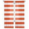 Stripes Orange Tulle Curtains Living Room Kitchen Chiffon Curtain Bedroom Balcony Sheer Curtain Fashion Home Decor