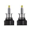 200W 360° H3 LED Headlight 40000LM Super Canbus Fog Lamp 500K White Lamp For Lens,2pcs,