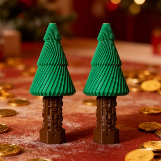 Christmas Tree Maze Gift Box 3D Printed Maze Puzzle Money Box with Hidden Compartment for Adults Kids Birthday Christmas Halloween Easter