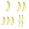 1/2/3/4 Peças Banana de Alívio de Estresse para Apertar Portátil de Viagem Banana Descascada Brinquedo Sensorial Bola Macia Anti-Ansiedade Brinquedo de Apertar Fruta Fidget