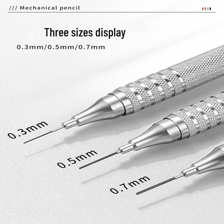 Low Center of Gravity Metal Mechanical Pencil for Professional Writing and Manga Drawing