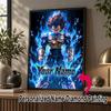 Personalized Dragon Ball Vegeta Diamond Art Custom Name 5D Diamond Painting Full Drill DIY Craft