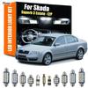 For Skoda Superb 3 Estate 12Pcs Canbus LED Bulb Car Interior Light Kit Hatchback Combi Car Lights Signal Lamp