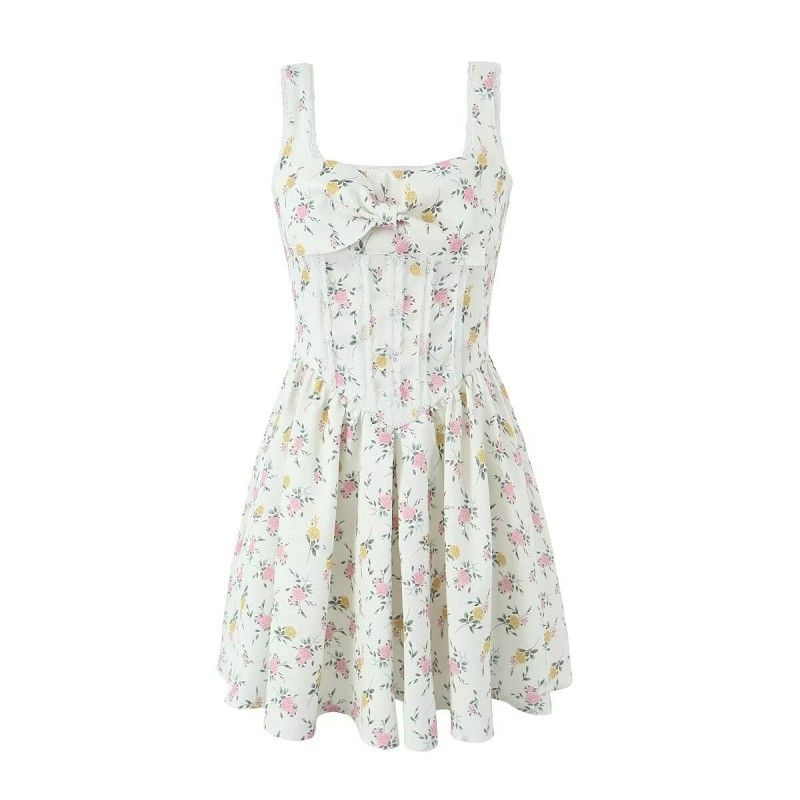 

Кружевное платье-слинг в стиле принцессы с бантами Bows Floral Dress L