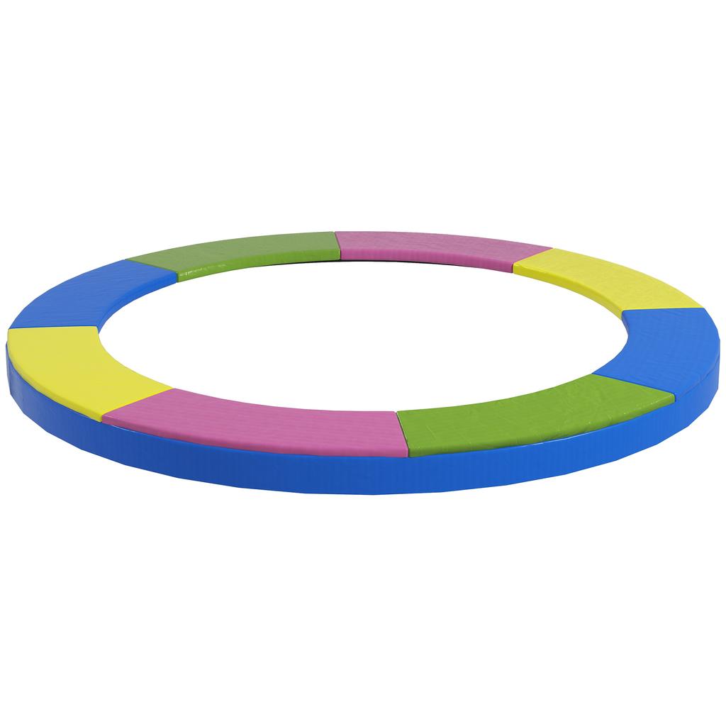 Trampoline Cover 244x30cm, Foldable and Portable. Made of Plastic, PE, and Foam. Multicolored