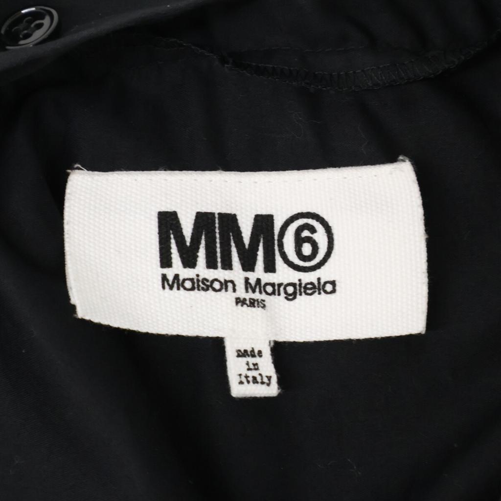 MM6 Black and White Stitching Deformed Dress Dress 36 blackUsed