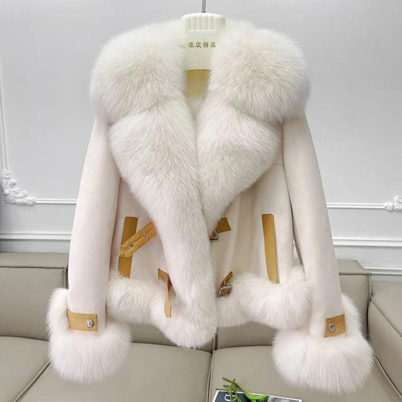 Womens Short Puffer Coat With Faux
