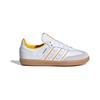 Adidas Samba OG C White Crew Yellow Kids Sneakers Crystal-White Cloud-White IH5648