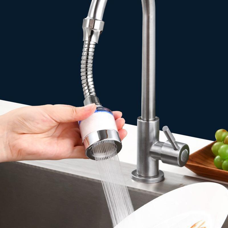 Houseeker Kitchen Faucet Filter Water Purifier Electroplating Pre Filtration Water Tap Filter Replaceable Filter Cartridge