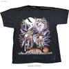 Mr Big Outfitters T Shirt Medium Mens Black Cotton Vintage Biker Wolf Vintage Washed Versatile Soft Graphic Streetwear Casual