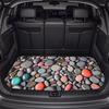 1pc of Colorful Pebble Pattern - Polyester Fiber Trunk Mat for Cars Keeps The Interior Clean Durable Trunk Liner Car Carpet Easy