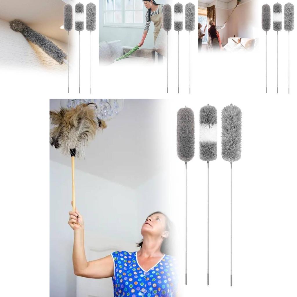 Premium 2.8 Meter Extendable Dusting Duster For Efficient Household Cleaning And Dust Removal