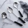 Set ustensile de bucătărie din oțel inoxidabil Spatulă de gătit spatulă de uz casnic lingură cu fante lingură de supă cu mâner lung lingură de orez îngroșată
