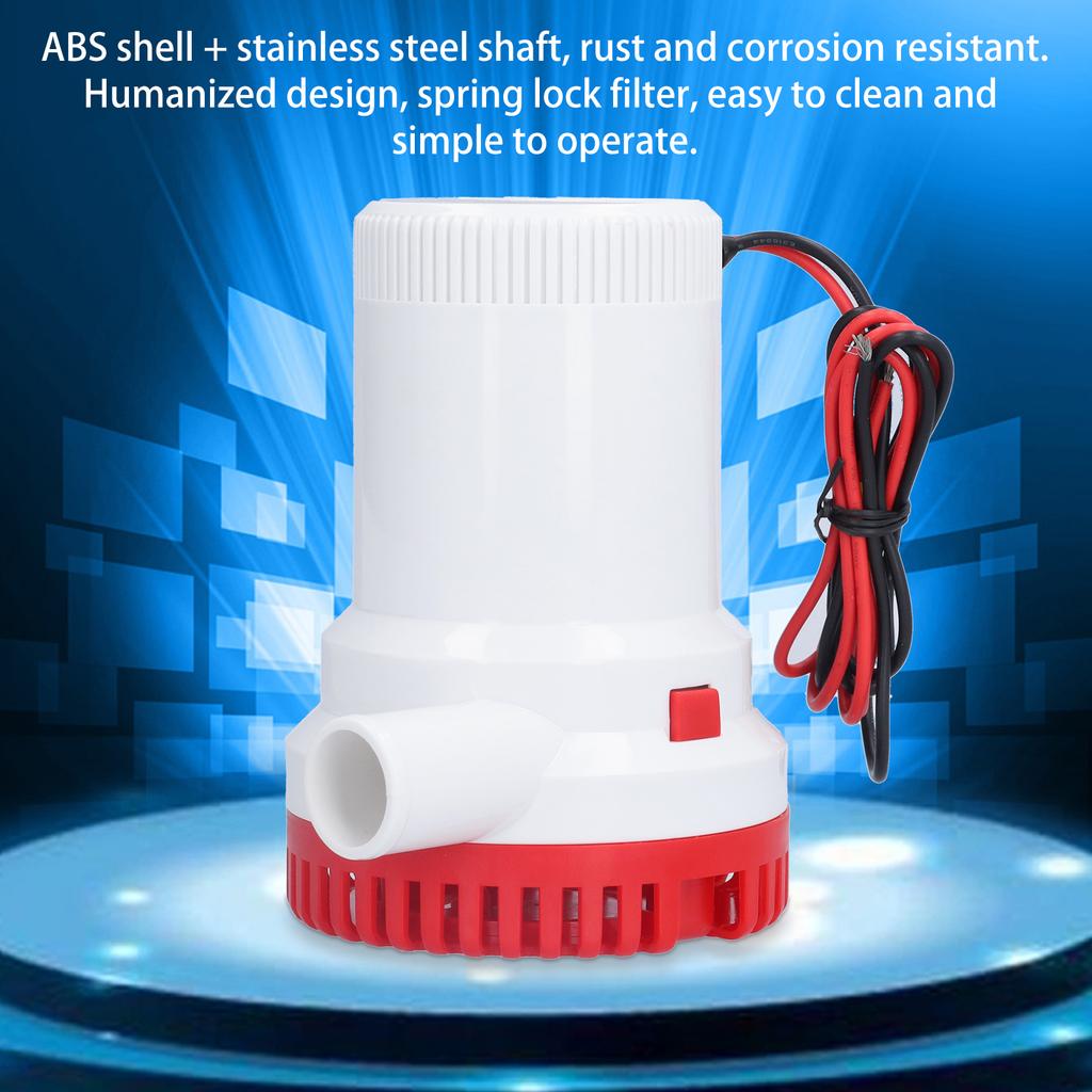 Bilge Pumps Multifunctional Low Noise Submersible Bilge for Boat