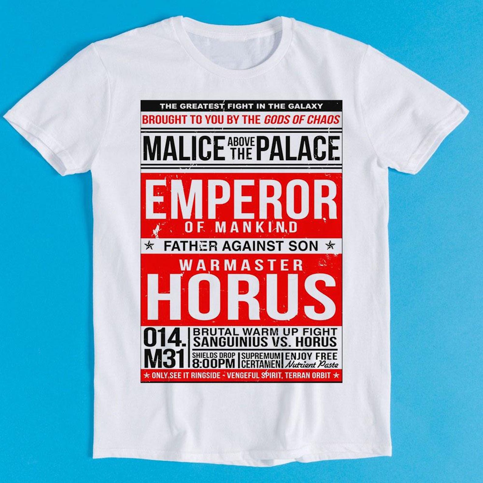Malice Above The Palace Father Against Son Jesus Christ Fashion Art Retro Funny Parody Gift Tee T-Shirt K1525 2XL