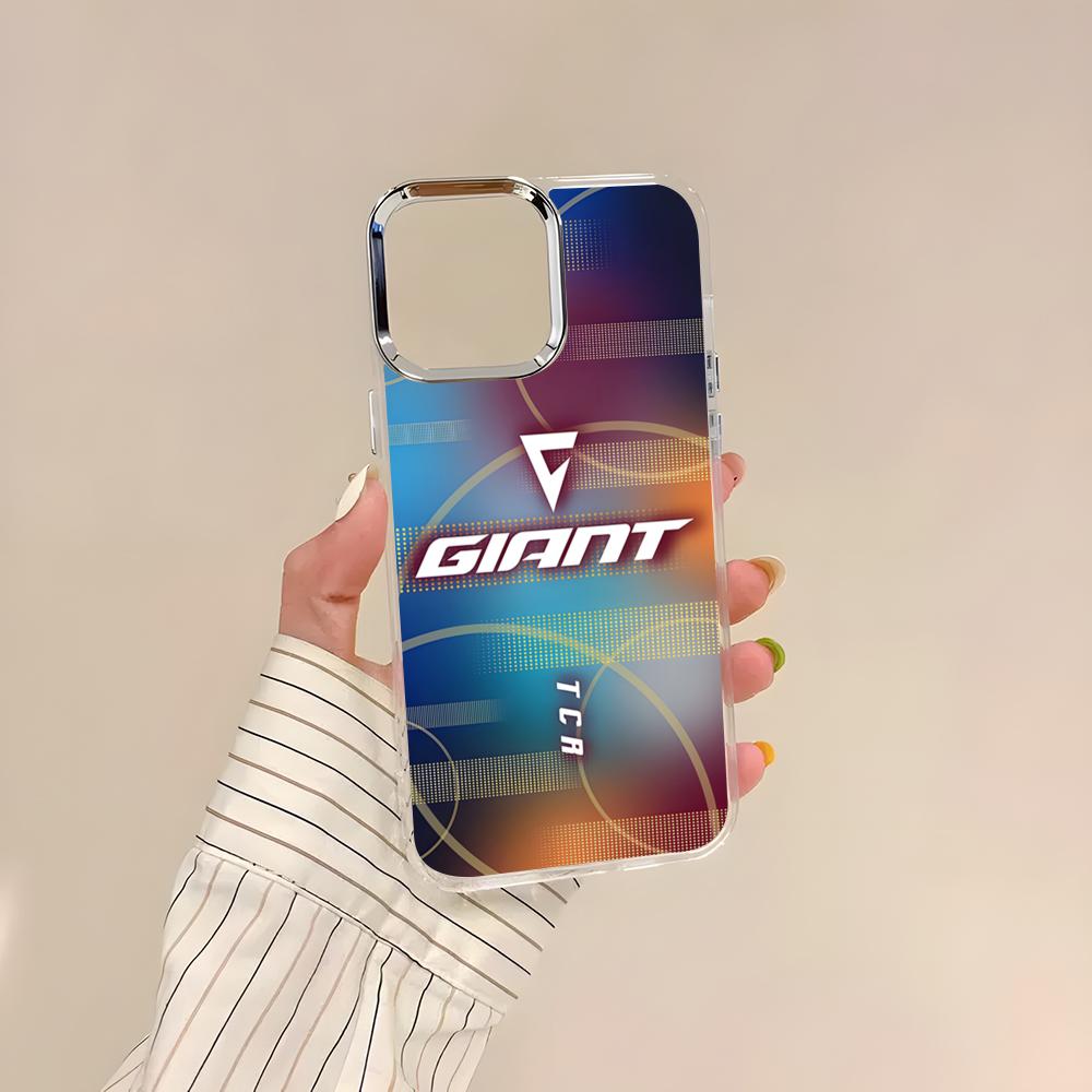 

G-Giant Bicycle Phone Case For IPhone 17 Air 16 15 14 13 12 11 Pro Pro Max Plus Transparent Soft Cover iPhone17