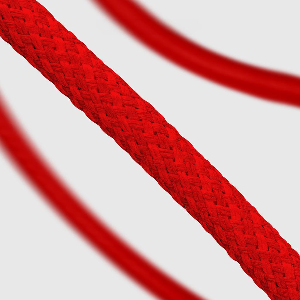 USB-C 60W Braided Cable 1.5m - Red