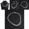 Summer Retro Steel Snake Chain Necklace With Multilayer Design For Artistic Fashion Enthusiasts