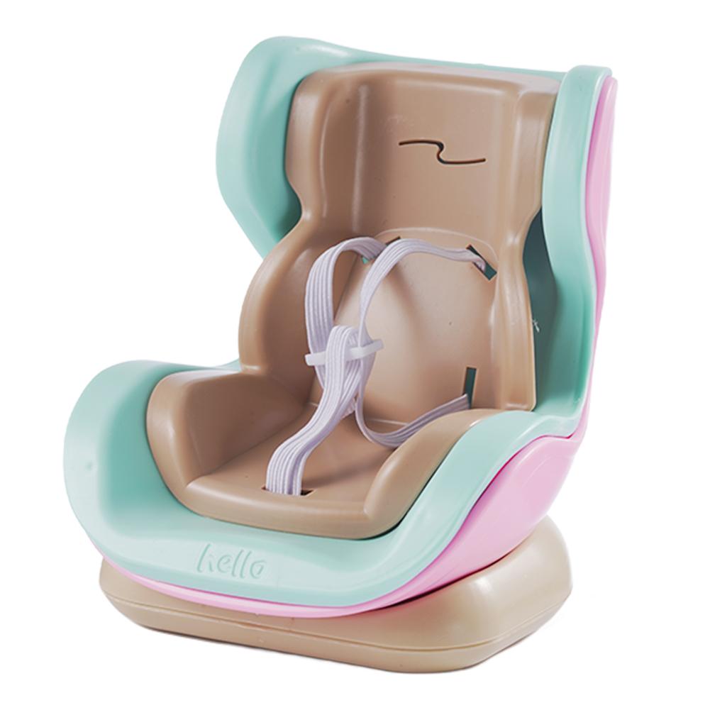 Car Doll Safety Seat 15-17Cm Doll Cartoon Seat For Labubu Model Mini Plush Safety Seat Car Interior Accessories Gifts S
