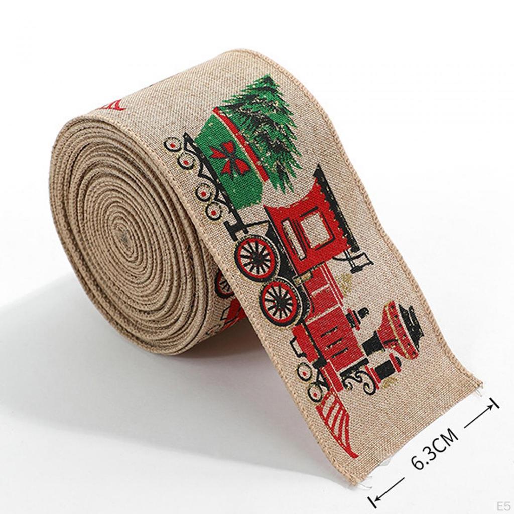 Christmas Ribbon DIY Fashion Present Wrapping Multipurpose Xmas for