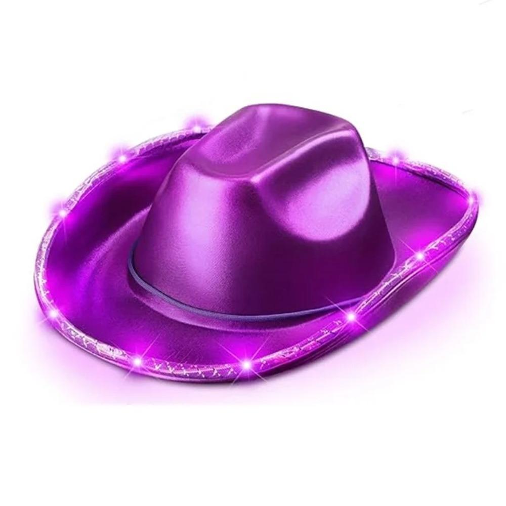Composite Light Up Cowgirl Hat Comfortable Cowboy Hat Durable Space Cowgirl Hat  Outdoor