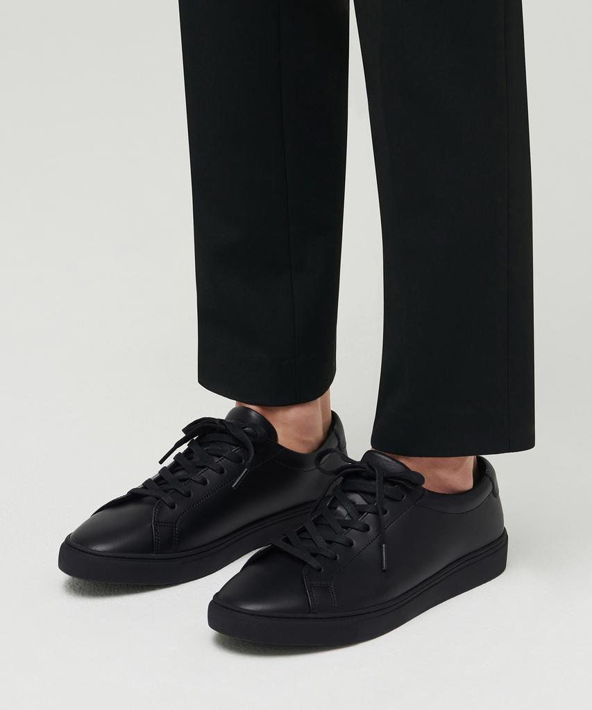 Musinsa Standard Leather Court Sneakers [Black]
