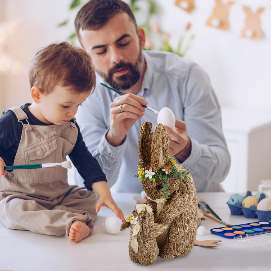 Decoratiuni Iepurasi de Paste Decor de Primavara Figurine Iepurasi