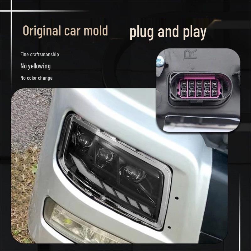 Compatible OMAN New 19 Model GTL Triple-Lens High-Brightness All-LED Headlight Assembly