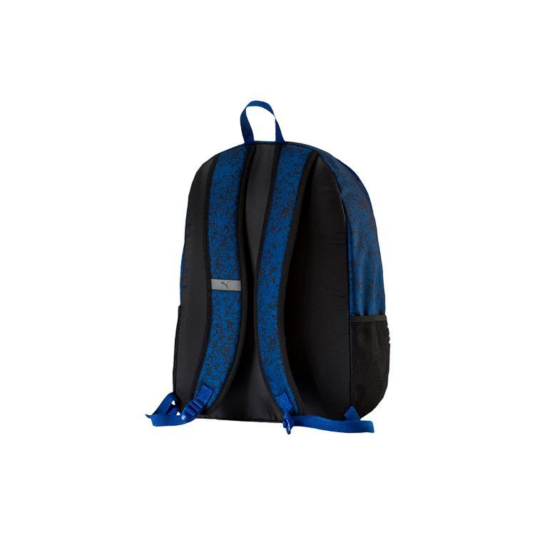 Puma Printed Logo Fabric Backpack Unisex Backpacks Blue 074433-03