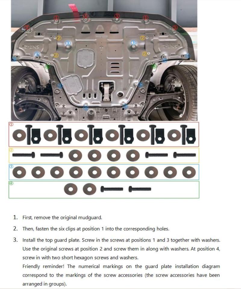 Under Engine Guard Plate For Hyundai Sonata 2020-2025 Engine Under Cover Front Splash Shields Car Fender Accessories