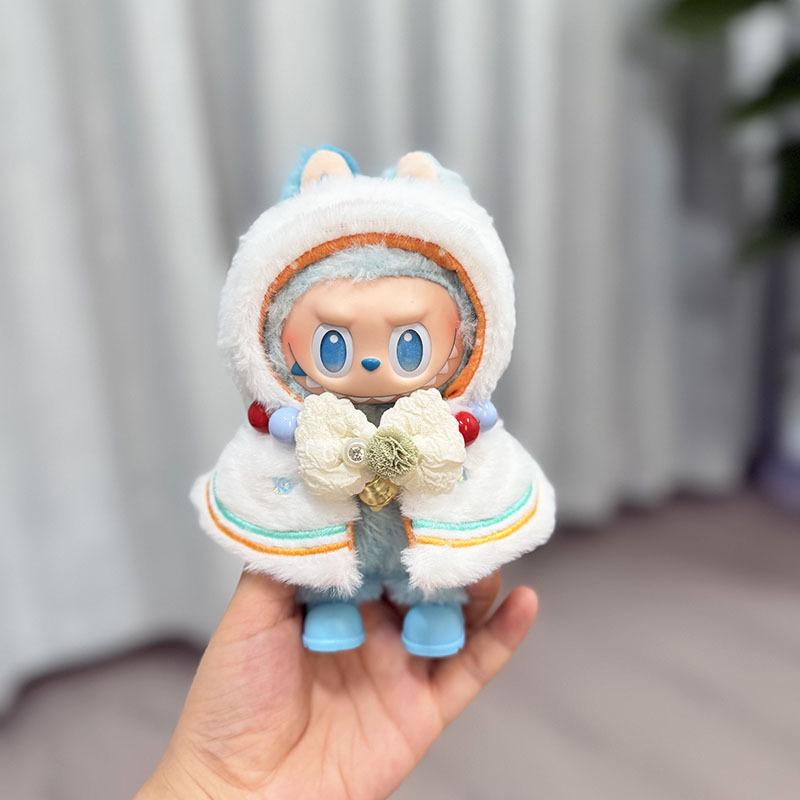 The First, Second and Third Generations of Christmas Baby Clothes Wear 17cm Pendants, and The Clothes Sit with Colored Beads Christmas Set.