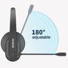 Professional Wireless Headphone with Microphone Charging Base Computer Calling PVC Line Noise Reduction Noise Reduction