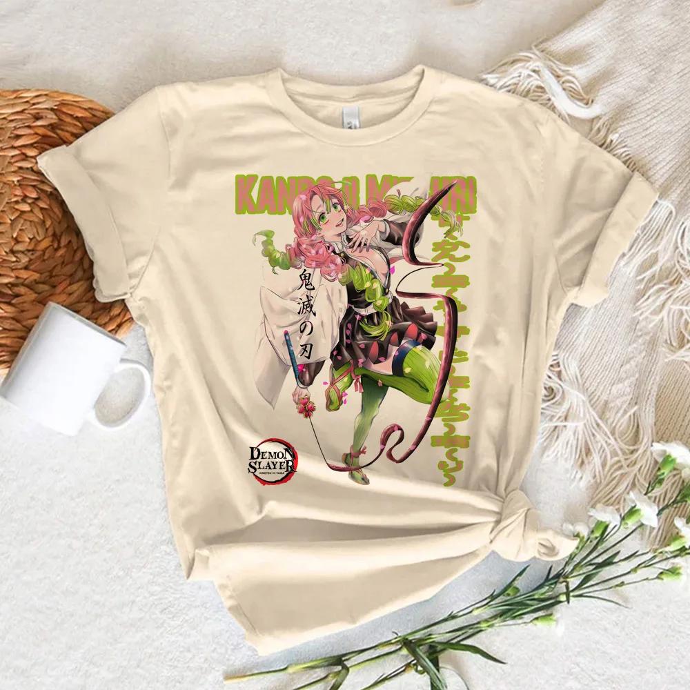 Mitsuri demon slayer t-shirts women harajuku Tee female comic designer funny clothes