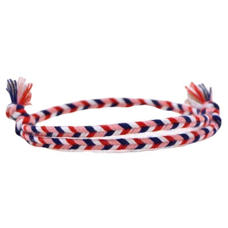 AKK Combed Cotton-Linen Handwoven Bracelet – Versatile, Comfortable, Stylish for Couples and Students