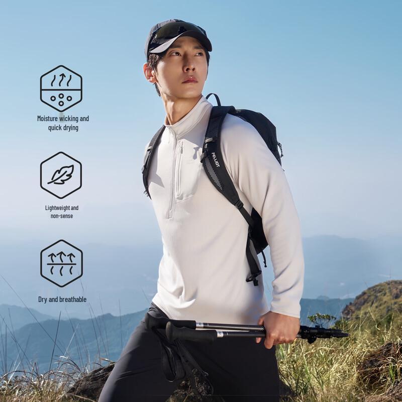 Pelliot P-Series Men's Lightweight Stand-Collar Quick-Dry Hiking Shirt