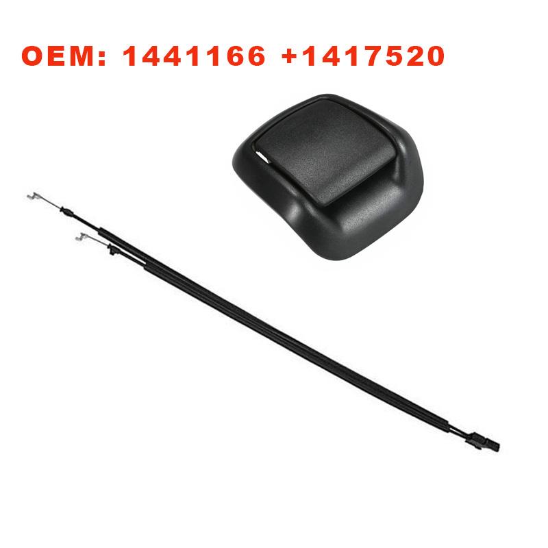 Für Ford Fiesta MK6 3 Türer 2001–2008, RH/LH, vorne links/rechts, Sitzneigungsgriff + Kabel 1441166/1417520/1441167/1417521