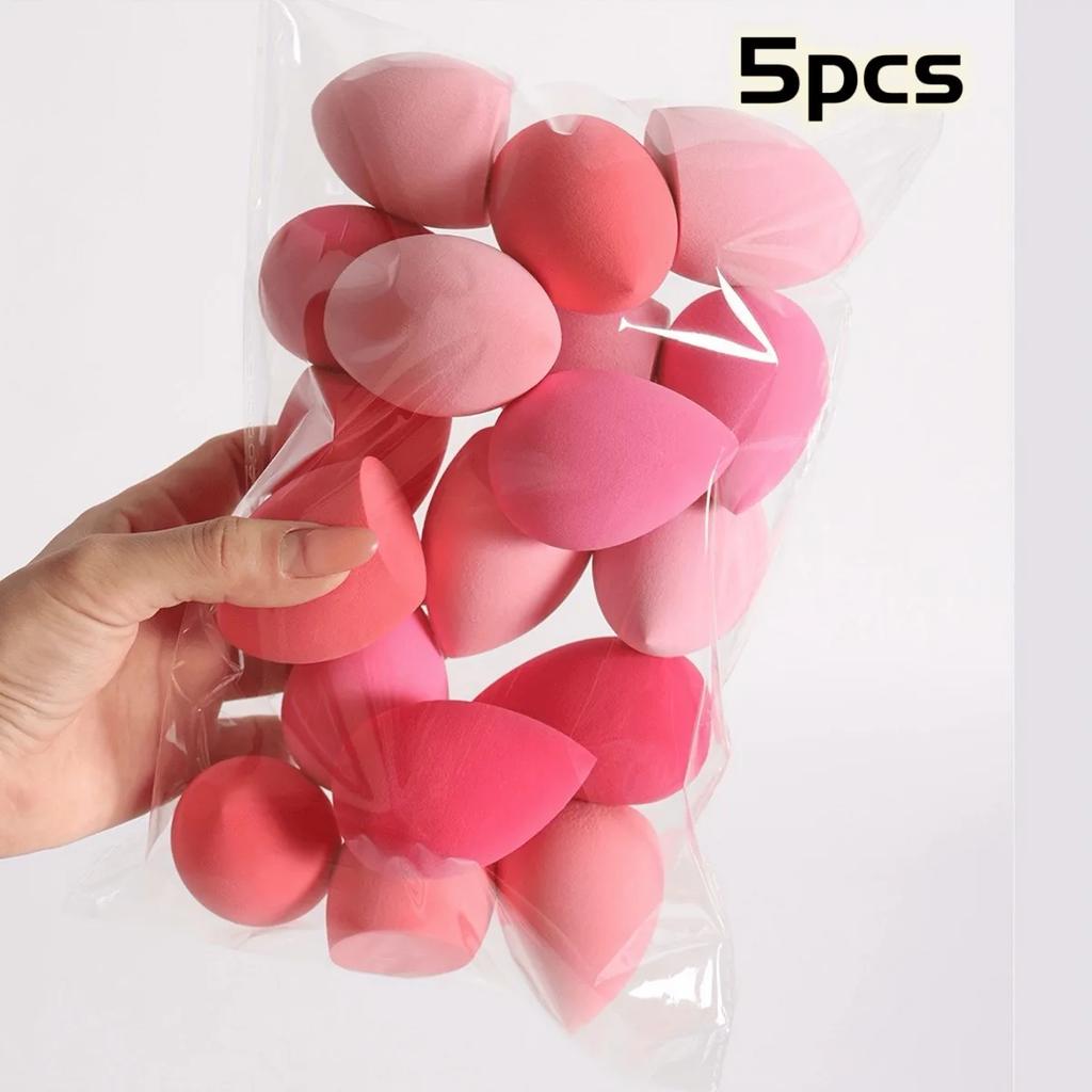 5-10PCS Ombre Makeup Sponge Set - Vegan Dual Use for Liquid/Powder | Latex-Free Travel Essentials All Skin Types cosmetic