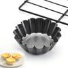 Egg Tart Pans Carbon Steel Tart Tins Baking At Home Effortless Baking Home Baking Supplies Reliable Baking Tools