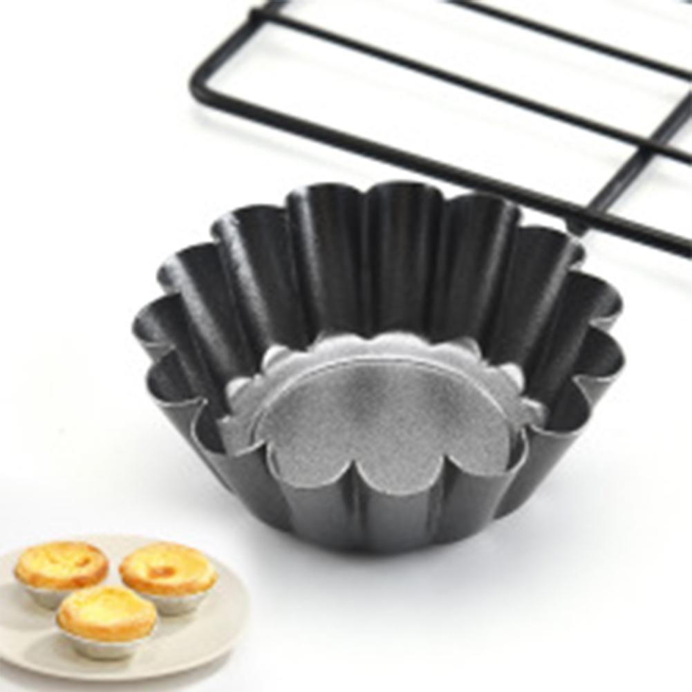 Egg Tart Pans Carbon Steel Tart Tins Baking At Home Effortless Baking Home Baking Supplies Reliable Baking Tools