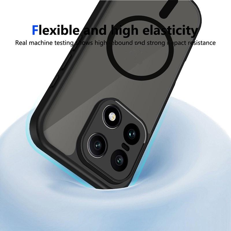 Magnetic Matte Skin-Feel Case for OnePlus 15/Nord 5, Semi-Transparent 13R/13T