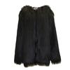 Women's fur jacket imitation beach sheep hair medium and long coat washed fox hair long sleeves large size floating hair top