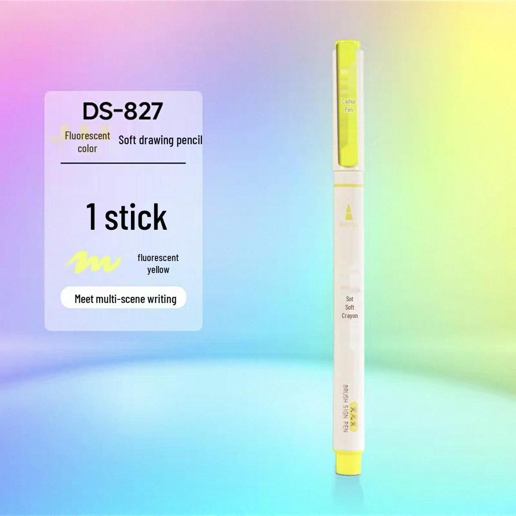 DianShi Soft Tip Brush Pen - Ideal for Students, Journals, Watercolor, Calligraphy & Art (DS-827)