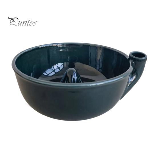 Durable Ceramic Wash Basin Self Rinsing Bowl, with Hollow Drain Holes, Swirl-Flow Berry Kitchen Draining Bowl Washing Fruit Rinse for Counter