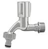 Schell 3/4" Garden Tap With Quick Connector, Chrome Plated, Mushroom Head